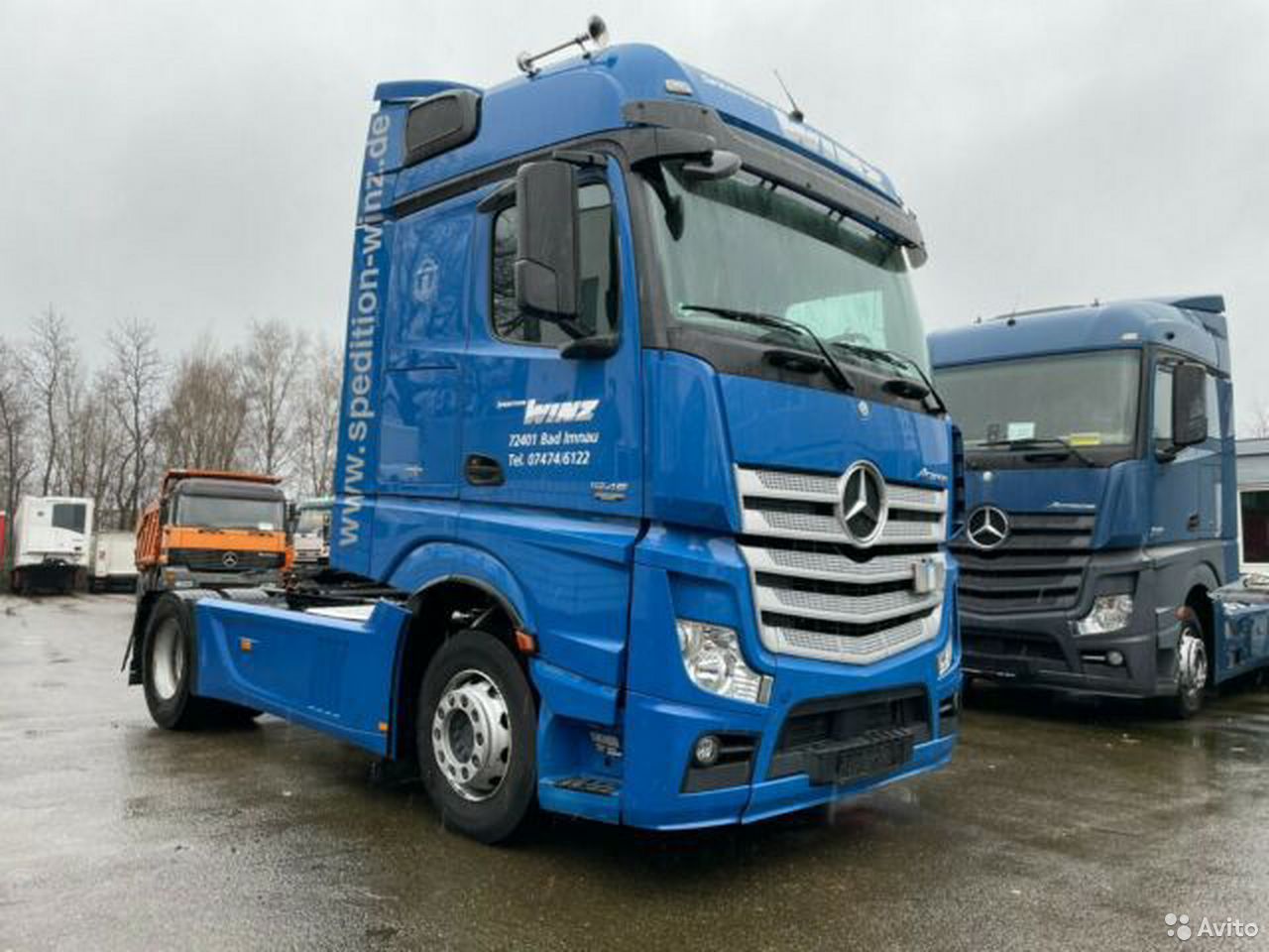Седельный тягач Mercedes-benz Actros 1845
