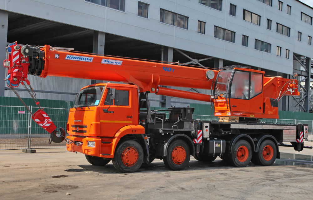 Автокран КЛИНЦЫ КС-65719-1К на шасси КАМАЗ КАМАЗ-6540