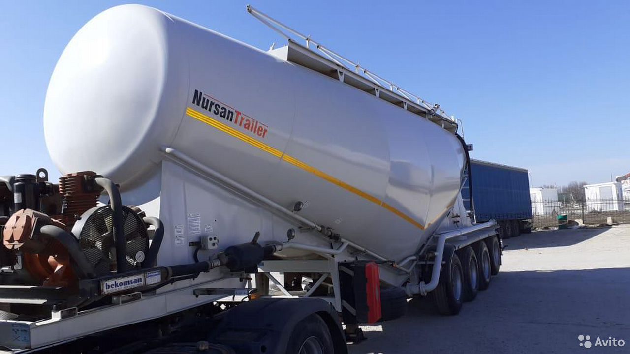 Полуприцеп цементовоз Nursan Trailer Merve 35 куб.м