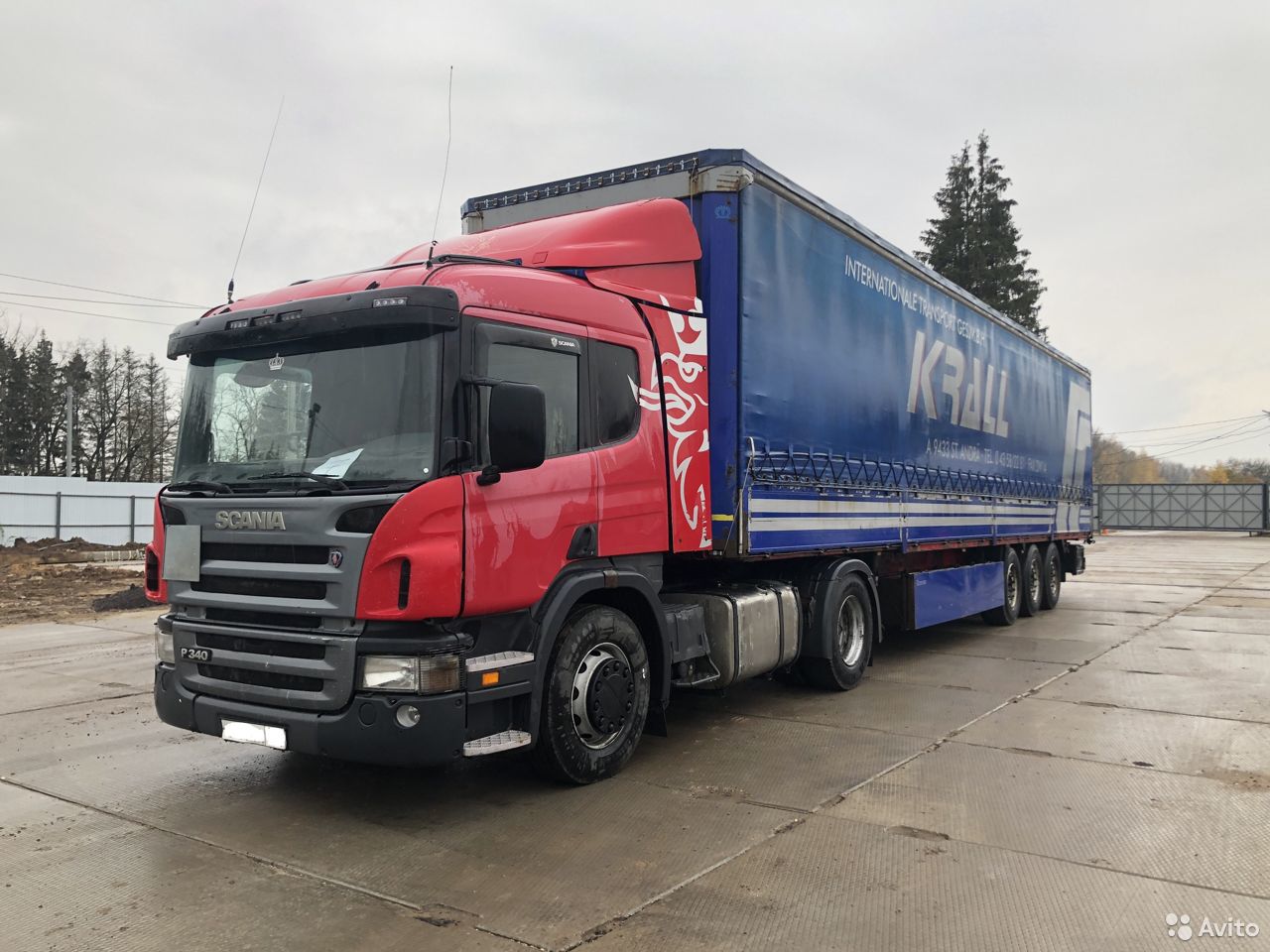 Седельный тягач Scania P-series
