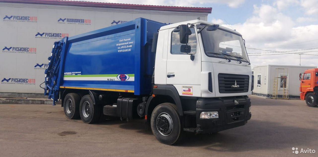 Мусоровоз РАРЗ МК-3546-10 (МК-200) на шасси МАЗ 6312С3-525-010