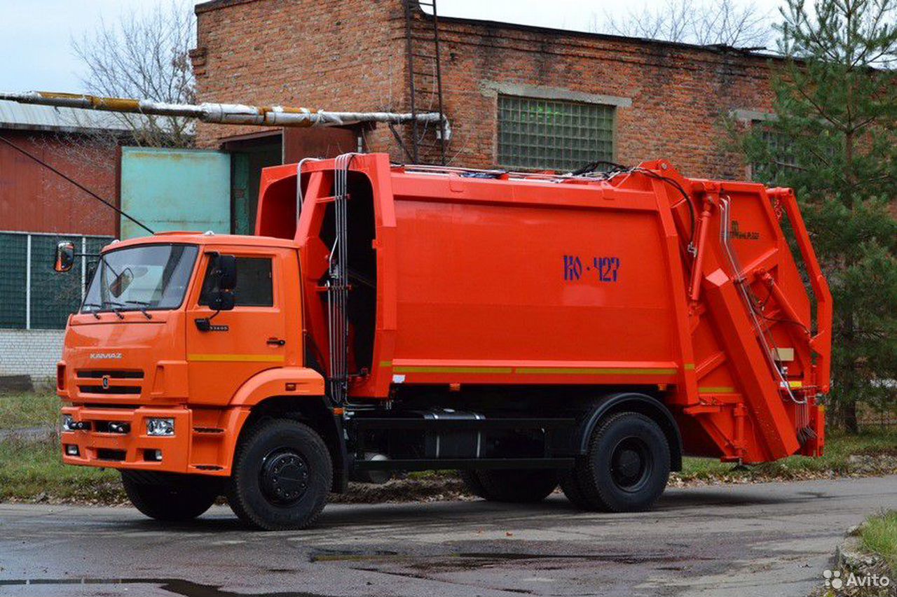 Мусоровоз Коммаш-Мценск КО-427-72 на шасси КамАЗ 53605-3950-48