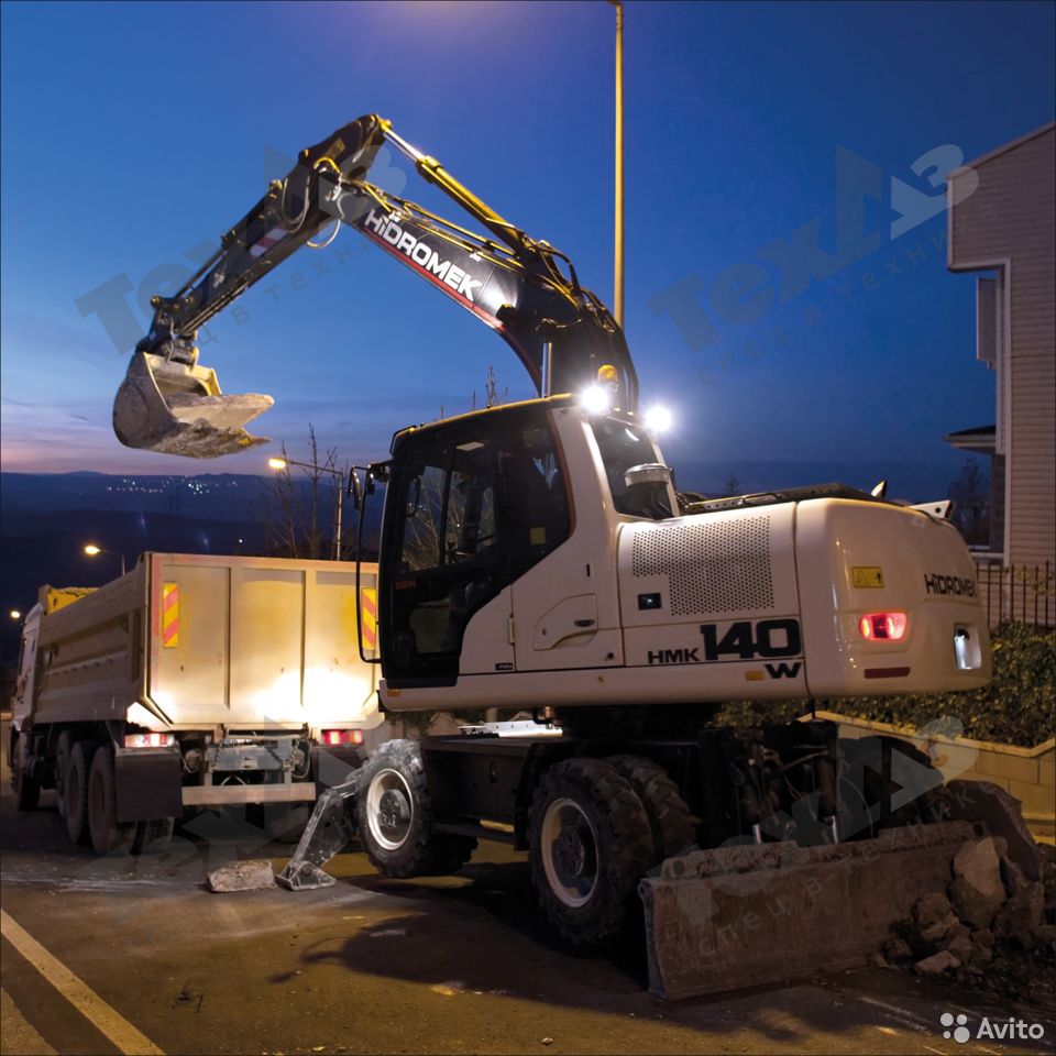 Колесный экскаватор Hidromek HMK 140W