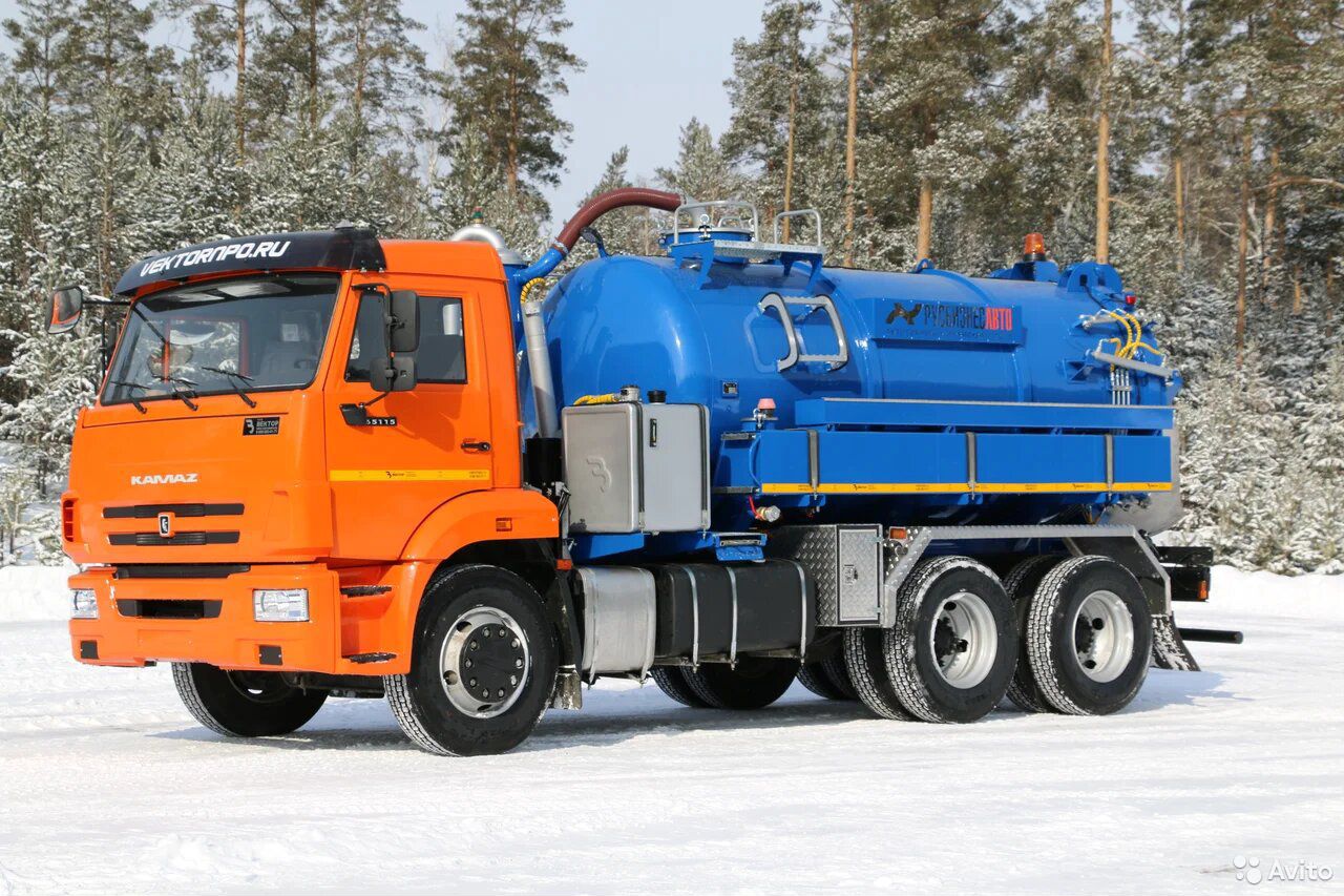 Илосос МВС-10 на шасси КамАЗ 65115