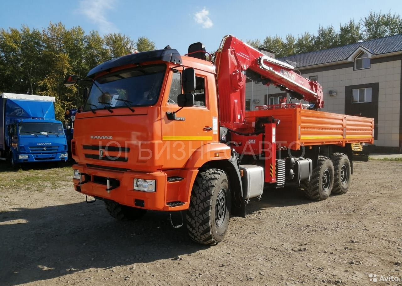 Бортовой грузовик с КМУ КамАЗ 43118