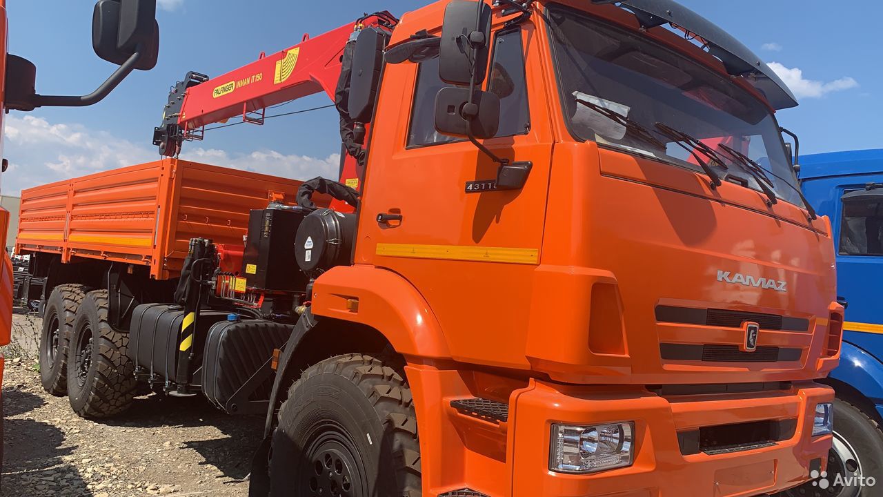 Бортовой грузовик с КМУ КамАЗ 43118-23027-50 с КМУ Инман ИТ-150