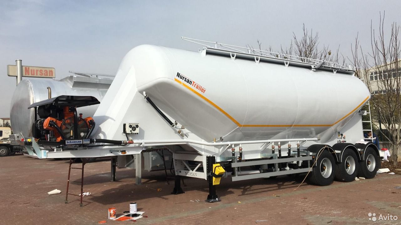 Полуприцеп цементовоз Nursan Trailer NA3 45 м3